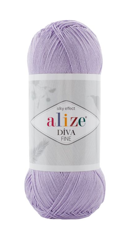 Alize Diva FINE 158 - svetlá fialová