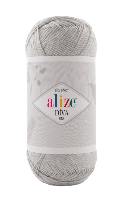 Alize Diva FINE 168 - sivá