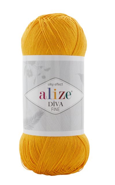 Alize Diva FINE 488 - žltá