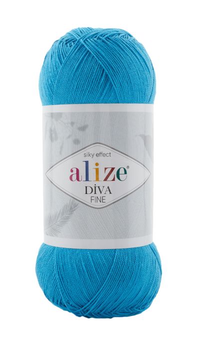 Alize Diva FINE 245 - modrá
