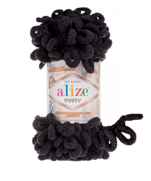Alize Puffy 1060 - matná čierna
