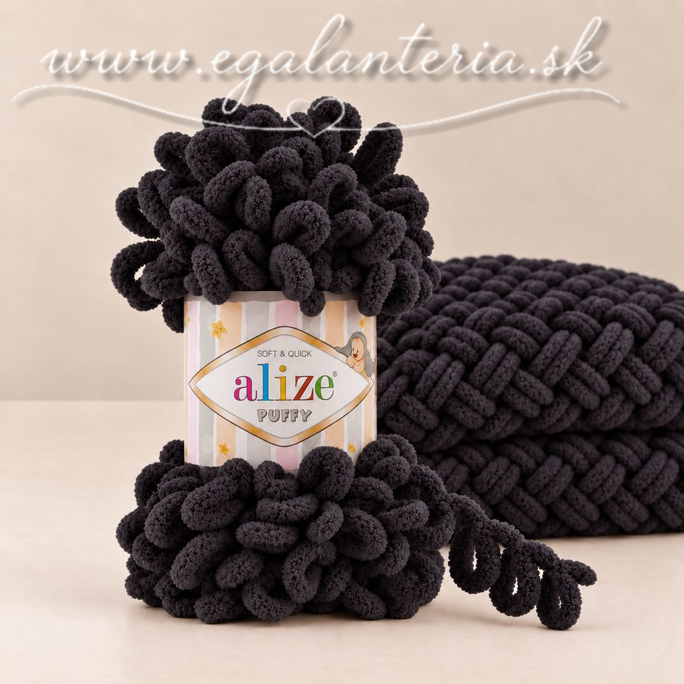 Alize Puffy 1060 - matná čierna