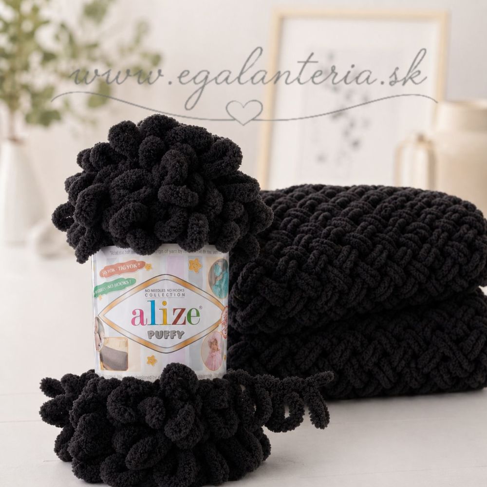 Alize Puffy 1060 - matná čierna