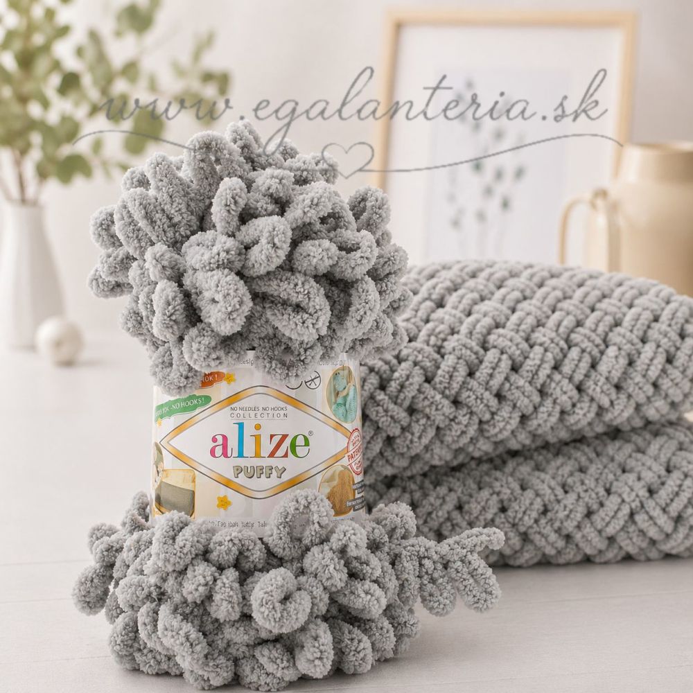 Alize Puffy 302 - svetlosivá