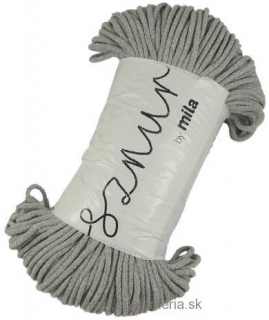 5 mm Sznur 47 (P02) - svetlosivý melange